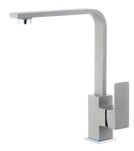 Gránit mosogató NERO Malta + Design csaptelep + adagoló (szürke)