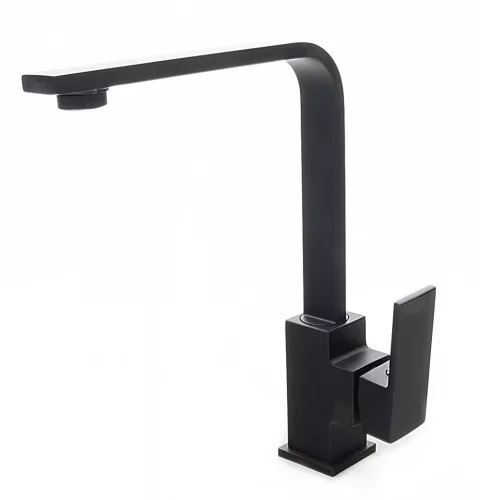  Gránit mosogatótálca NERO Boss + Design csaptelep + adagoló + dugókiemelő (matt fekete)