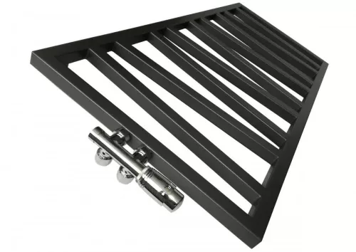 Weberg ONIX Design Törölközőszárítós Radiátor 119x54 cm (Fekete)