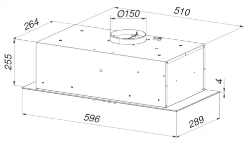 MAAN Ares páraelszívó / szagelszívó - 60 cm - inox