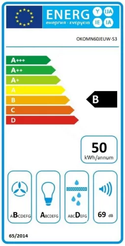 MAAN Neo 60 páraelszívó / szagelszívó - 60 cm - fekete / üveg