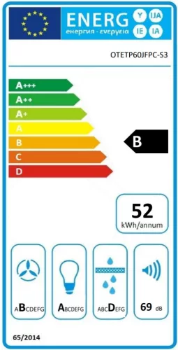 MAAN Tetyda páraelszívó / szagelszívó - 60 cm - fekete / üveg