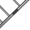 Elektromos design radiátor termosztáttal NERO Italia SS-NOP01- 60 x 80 cm