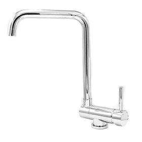   Gamma Window Ablakbarát Mosogató csaptelep - Lehajtható - Ablak elé telepíthető (króm)