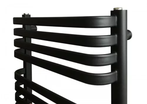 Weberg VENUS Design Törölközőszárítós Radiátor 120x55 cm (Fekete)