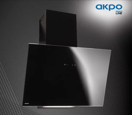 Akpo WK-9 Saturn Pro páraelszívó / szagelszívó - 60 cm - fekete / üveg