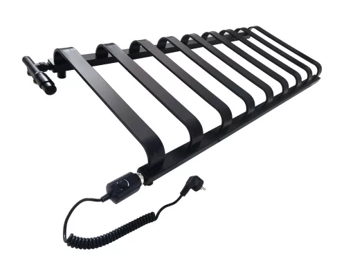 Weberg Polon design törölközőszárító radiátor 127 x 54 cm (fekete)