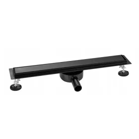 Gamma zuhanylefolyó / zuhanyfolyóka - fekete - 100 cm