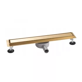 Gamma zuhanylefolyó / zuhanyfolyóka - arany - 80 cm